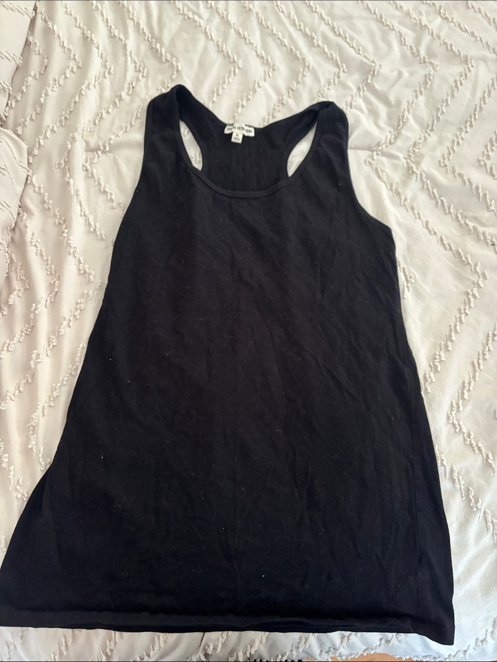 Zenana Outfitters Black Racerback Tank